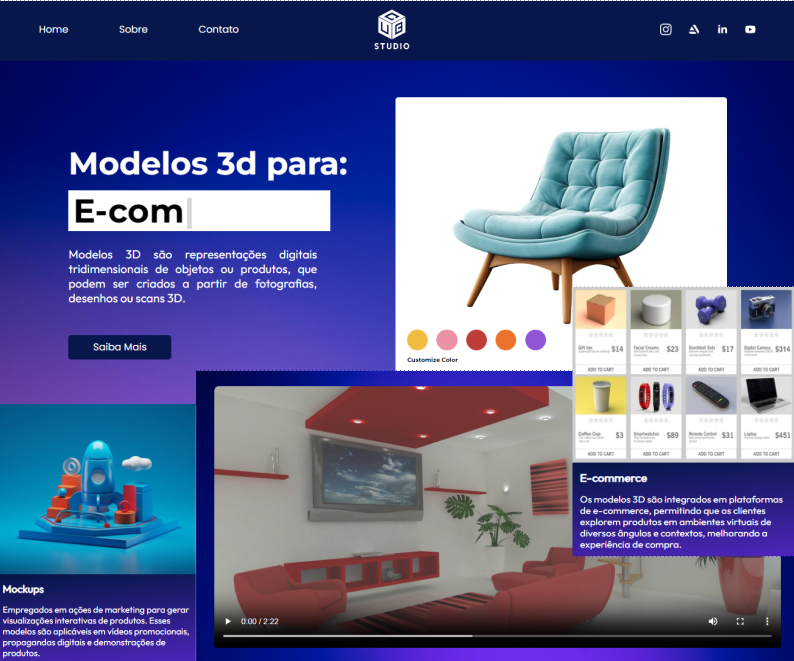 Site Modelo 3D